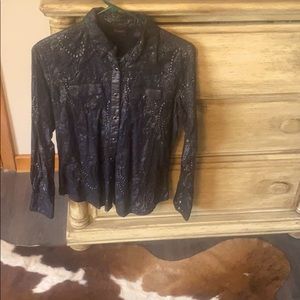 Small wrangler western button up